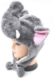 ZACHARIAS Plush Animal Cap Elephant