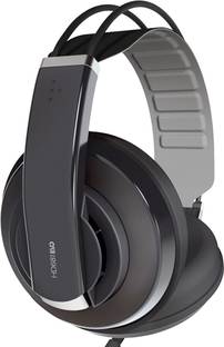 Superlux HD681EVO/B Professional Monitor Headphones, Semi Open, Black Wired