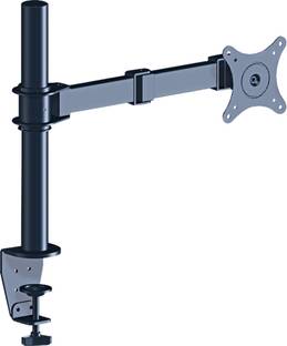 MX Professional Heavy Duty LCD Desk Mount Stand Table mount bracket Clamp Type for Single Display TV LED LCD Monitor - All in One PC with Folding Arm 3693 Full Motion TV Mount