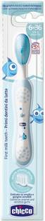 Chicco Chicco First Milk Teeth Blue 6-36M Soft Toothbrush