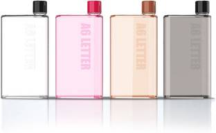 JAMBOREE  A6 size MEMO BOTTLE / Notebook Style Flat and Ultra SLIM Portable Bottle. BPA FREE, food grade plastic , Contains 325 ML. Leakproof Lid, slides into your bag. Convenient to handle in your hands like a memo or a notebook 325 ml Bottle