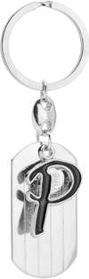 GCT Alphabet Letter P Metal Design-KC40 Key Chain