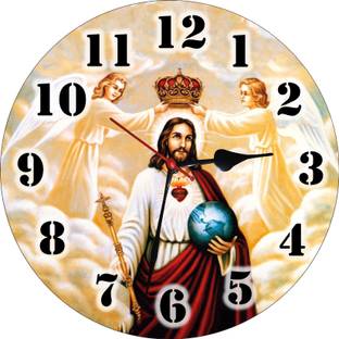 3D INDIA Analog 26 cm X 26 cm Wall Clock