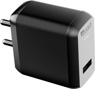 Syska 2 A Wall Charger for Mobile with Detachable Cable