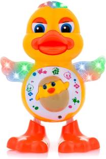MANTAVYA Dancing Duck With Music, Flashing Lights And Real Dancing Action For Kids