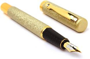 Ledos Royal Gold Jewel Marbled Designer New Fountain Pen