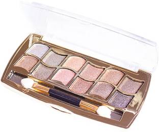 उकान्बे 12 Colors Diamond Bright Colorful Eye Shadow Palette Super Flash Glitter Makeup कंसीलर