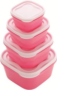 Super Classic Airtight Multiuse - 2400 ml, 1400 ml, 800 ml, 400 ml Plastic Multi-purpose Storage Container (Pack of 4, ) Plastic Fruit & Vegetable Basket Plastic Fruit & Vegetable Basket