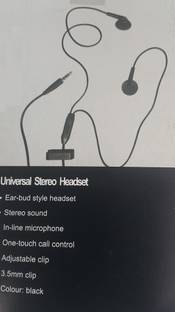 DCT universal stereo mono Headset Wired