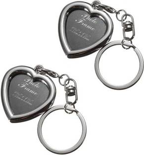 MGP FASHION Love Heart Couple Metal Gift Key Chain Combo No.101 Key Chain