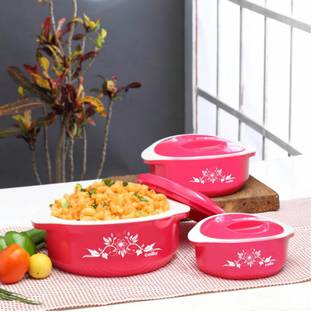 cello Hot Meal Pack of 3 Thermoware Casserole Set