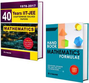 40 Years IIT-JEE Mathematics Chapter Wise Solved Papers (2017-1978) + Mathematics Formulae Book By Career Point
