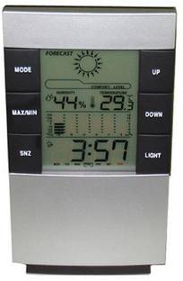 Tuelip Digital Weather Forecast Station LCD Alarm Clock
