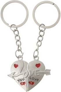 MGP FASHION Love Heart Couple Gift Key Chain Combo No.169 Key Chain