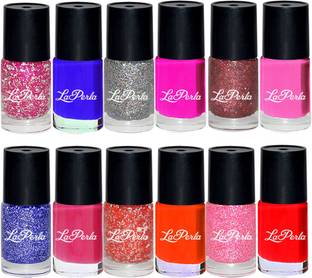 adbeni Laperla Jari and Matt Nail Paint Pack of 12