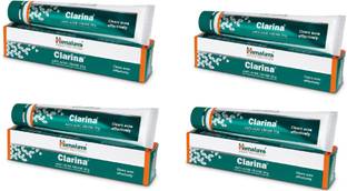 HIMALAYA Clarina ANTI-ACNE CREAM Clears acne effectively and safely pack of 4