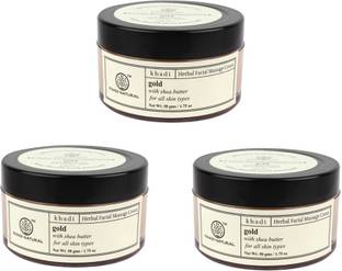 KHADI NATURAL Gold Herbal Face Massage Cream