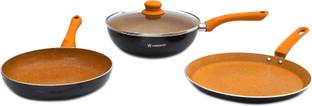 WONDERCHEF Sakura Induction Bottom Non-Stick Coated Cookware Set