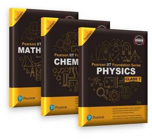 Pearson IIT Foundation Series for Class 7 (Set of 3)