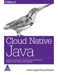 Cloud Native Java: Designing Resilient Systems with Spring Boot, Spring Cloud, and Cloud Foundry (English, Paperback, Josh Long, Kenny Bastani)