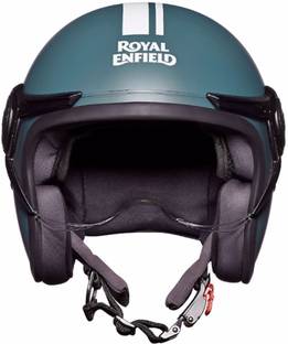 ROYAL ENFIELD Thick and Thin Stripe Motorbike Helmet