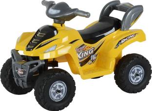 Toyhouse Desert King Small ATV Bike 6V Rechargeable Bike Battery Operated Ride On