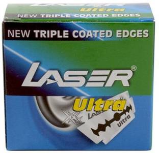 LASER 250 Laser Ultra Double Edge Safety Razor Blades with Triple Coated Edges