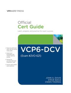 VCP6 - DCV Official Cert Guide (Exam #2V0 - 621)