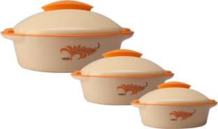 MILTON CRISP DLX SET Pack of 3 Thermoware Casserole Set