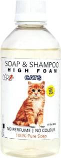 CERO Anti-dandruff, Flea and Tick, Hypoallergenic, Whitening and Color Enhancing, Allergy Relief, Anti-parasitic, Conditioning, Anti-fungal, Anti-microbial, Anti-itching NA Cat Shampoo