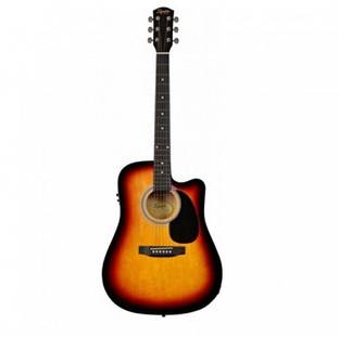 FENDER Squier SA105CE-SB Semi-acoustic Guitar Spruce Rosewood Right Hand Orientation