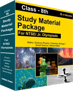 Class 8th Study Material Package For NTSE/ Jr. Olympiads By Career Point Kota