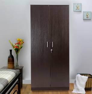 Hometown Prime 2 Door Wenge Engineered Wood Almirah