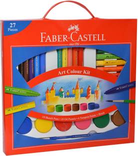 FABER-CASTELL 1410528 Art color kit Shaped Color Pencils
