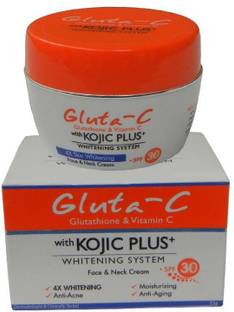 Gluta-C Gluta-C Glutathione&Vitamin C With Kojic Plus+ Whitening System Face&Neck Cream. (Made in Philippines )