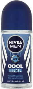 NIVEA Men Cool Kick Deodorant Roll-on  -  For Men