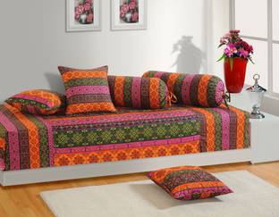 SWAYAM Cotton Floral Diwan Set