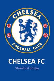 Chelsea FC logo ON FINE ART PAPER HD QUALITY WALLPAPER POSTER Fine Art Print