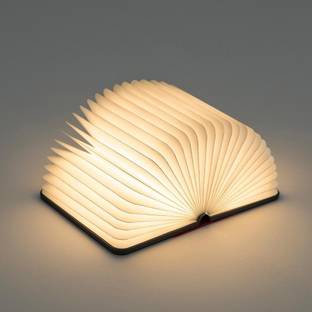 PIU Foldable Book Lamp USB Rechargeable Soft LED light … Table Lamp