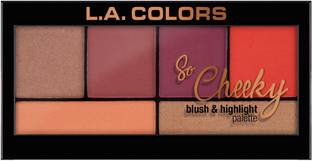 L.A. COLORS So Cheeky Blush and Highlight Palette Highlighter