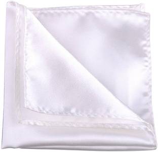 Beau Ties Solid Satin Blend Pocket Square