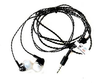 Tecson Perfumed 2in1 stereo earphones compatible with all Android, IOS, Samsung, Nokia devices.(Black) Wired