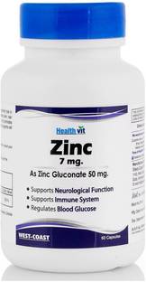 HealthVit Zinc Gluconate 50 mg