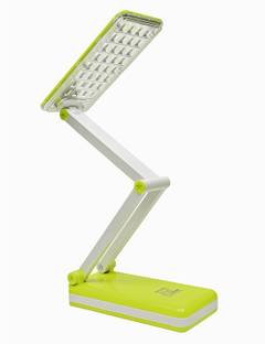 Luxe Mart Rechargeable Adjustable LED Lamp With Attached Solar Panel Desk Lamps Study Lamp + USB Mobile Charging Study Lamp