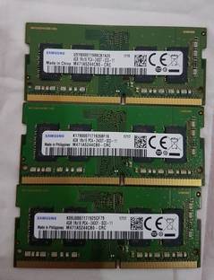 Samsung ram DDR4 4 GB (Single Channel) Laptop (M471A5244CB0-CRC)