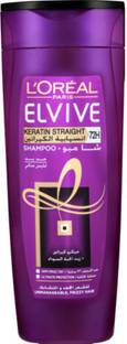 L'Oréal Paris Paris Elvive Keratin Straight 72 Hr Shampoo (Imported)
