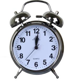ONEKLIK Analog Steel- Twin Bell Alarm Clock