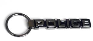 Police Gun Metal Key Chain