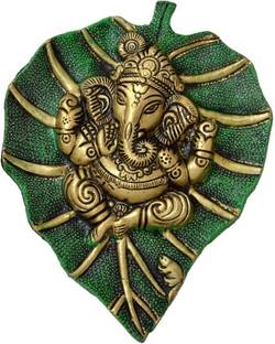 Traditional Rajasthan Auspicious Ganesha Wall Hanging Decorative Showpiece  -  20 cm