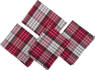 Vissage Printed Kitchen Napkins Red, White Cloth Napkins